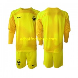 Maillot France Gardien 3ème Tenue pour Enfant Coupe du Monde 2022 Manche Longue Maillot France Gardien 3ème Tenue pour Enfant Coupe du Monde 2022 Manche Longue