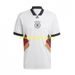 Maillot Allemagne Icon Rétro Domicile Tenue pour Homme 2022-2023 Manche Courte
