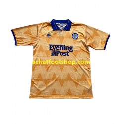Maillot Leeds United Rétro Extérieur Tenue pour Homme 1991-1992 Manche Courte