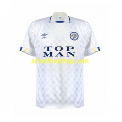 Maillot Leeds United Rétro Domicile Tenue pour Homme 1989-1990 Manche Courte
