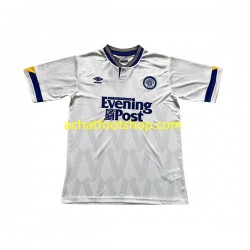 Maillot Leeds United Rétro Domicile Tenue pour Homme 1991-1992 Manche Courte