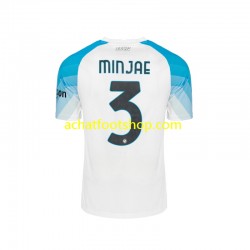 Maillot Naples Face Game Minjae 3 Domicile Tenue pour Homme 2022-2023 Manche Courte