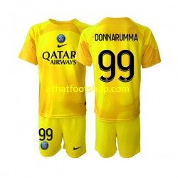Maillot Paris Saint-Germain Gianluigi Donnarumma 99 Gardien 3ème Tenue pour Enfant 2022-2023 Manche Courte