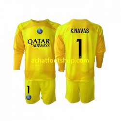 Maillot Paris Saint-Germain K.NAVAS 1 Gardien 3ème Tenue pour Enfant 2022-2023 Manche Longue