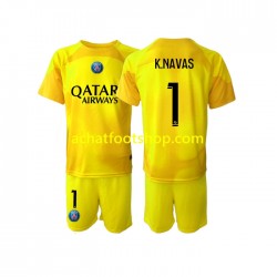Maillot Paris Saint-Germain K.NAVAS 1 Gardien 3ème Tenue pour Enfant 2022-2023 Manche Courte