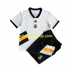 Maillot Real Madrid Icon Rétro Domicile Tenue pour Enfant 2022-2023 Manche Courte