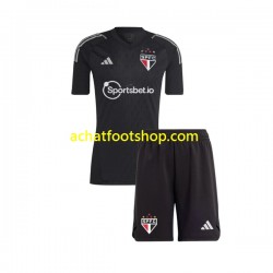 Maillot São Paulo Gardien Domicile Tenue pour Enfant 2023-2024 Manche Courte