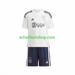 Maillot Ajax Amsterdam Extérieur Tenue pour Enfant 2023-2024 Manche Courte