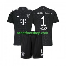 Maillot Bayern Munich Manuel Neuer 1 Gardien Domicile Tenue pour Enfant 2023-2024 Manche Courte