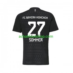 Maillot Bayern Munich Yann Sommer 27 Gardien Domicile Tenue pour Homme 2023-2024 Manche Courte