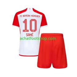 Maillot Bayern Munich Leroy Sane 10 Domicile Tenue pour Enfant 2023-2024 Manche Courte