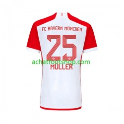 Maillot Bayern Munich Thomas Muller 25 Domicile Tenue pour Homme 2023-2024 Manche Courte
