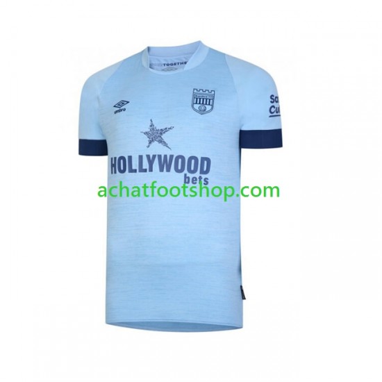 Maillot Brentford Extérieur Tenue pour Homme 2023-2024 Manche Courte