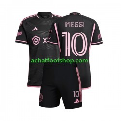 Maillot InterMiami Lionel Messi 10 Extérieur Tenue pour Enfant 2023 Manche Courte