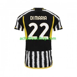 Maillot Juventus Angel Di Maria 22 Domicile Tenue pour Homme 2023-2024 Manche Courte