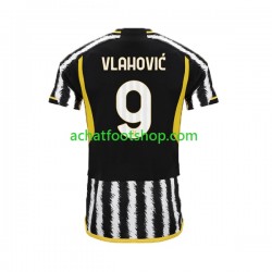 Maillot États-Unis Juventus Dn Vlahovic 9 Domicile Tenue pour Homme 2023-2024 Manche Courte