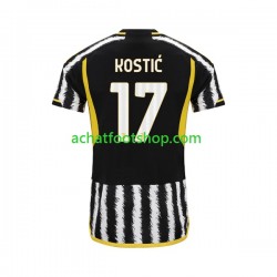 Maillot Juventus Filip Kostic 17 Domicile Tenue pour Homme 2023-2024 Manche Courte
