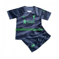 Maillot Liverpool Gardien Extérieur Tenue pour Enfant 2023-2024 Manche Courte