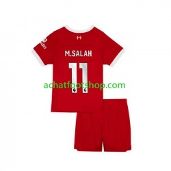 Maillot Liverpool M.Salah 11 Domicile Tenue pour Enfant 2023-2024 Manche Courte