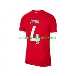 Maillot Liverpool Virgil van Dijk 4 Domicile Tenue pour Homme 2023-2024 Manche Courte