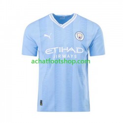 Maillot Manchester City Domicile Tenue pour Homme 2023-2024 Manche Courte