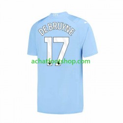 Maillot Manchester City Kevin De Bruyne 17 Domicile Tenue pour Homme 2023-2024 Manche Courte
