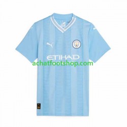 Maillot Manchester City Domicile Tenue pour Femme 2023-2024 Manche Courte