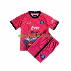 Maillot Naples Face Game Alex Meret 1 Gardien Domicile Tenue pour Enfant 2022-2023 Manche Courte