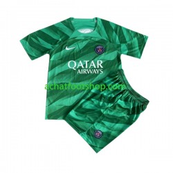 Maillot Paris Saint-Germain Gardien Domicile Tenue pour Enfant 2023-2024 Manche Courte