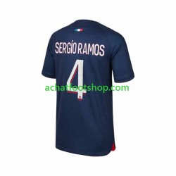 Maillot Paris Saint-Germain Sergio Ramos 4 Domicile Tenue pour Homme 2023-2024 Manche Courte Maillot Paris Saint-Germain Sergio Ramos 4 Domicile Tenue pour Homme 2023-2024 Manche Courte