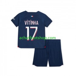 Maillot Paris Saint-Germain Vitinha 17 Domicile Tenue pour Enfant 2023-2024 Manche Courte Maillot Paris Saint-Germain Vitinha 17 Domicile Tenue pour Enfant 2023-2024 Manche Courte