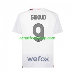 Maillot AC Milan Olivier Giroud 9 Extérieur Tenue pour Homme 2023-2024 Manche Courte