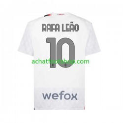 Maillot AC Milan Rafael Leao 10 Extérieur Tenue pour Homme 2023-2024 Manche Courte