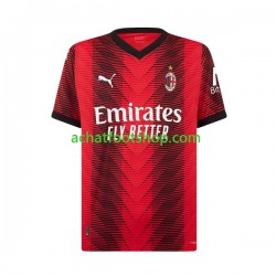 Maillot AC Milan Rafael Leao 10 Domicile Tenue pour Homme 2023-2024 Manche Courte