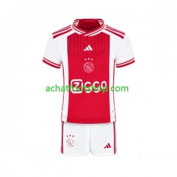 Maillot Ajax Amsterdam Domicile Tenue pour Enfant 2023-2024 Manche Courte