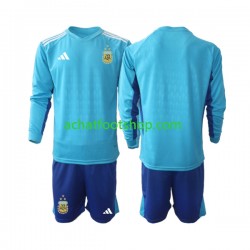 Maillot Argentine Gardien 3ème Tenue pour Enfant 2023 Manche Longue