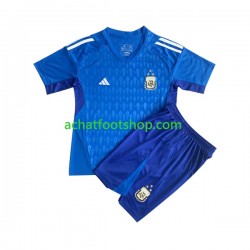 Maillot Argentine Gardien 3ème Tenue pour Enfant 2023 Manche Courte