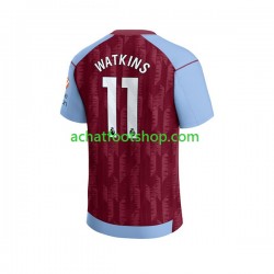 Maillot Aston Villa Ollie Watkins 11 Domicile Tenue pour Homme 2023-2024 Manche Courte