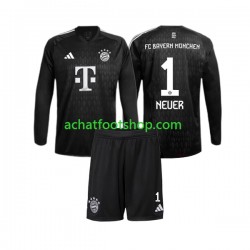 Maillot Bayern Munich Manuel Neuer 1 Gardien Domicile Tenue pour Enfant 2023-2024 Manche Longue