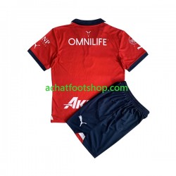 Maillot Deportivo Guadalajara Domicile Tenue pour Enfant 2023-2024 Manche Courte
