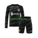 Maillot FC Barcelone Gardien Extérieur Tenue pour Enfant 2023-2024 Manche Longue