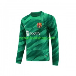 Maillot FC Barcelone Ter Stegen 1 Gardien Domicile Tenue pour Homme 2023-2024 Manche Longue