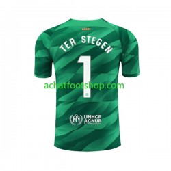 Maillot FC Barcelone Ter Stegen 1 Gardien Domicile Tenue pour Homme 2023-2024 Manche Courte