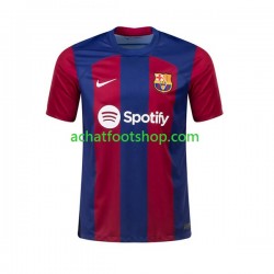 Maillot FC Barcelone Ousmane Dembele 7 Domicile Tenue pour Homme 2023-2024 Manche Courte