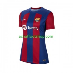 Maillot FC Barcelone Domicile Tenue pour Femme 2023-2024 Manche Courte