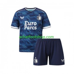 Maillot Feyenoord Rotterdam Extérieur Tenue pour Enfant 2023-2024 Manche Courte