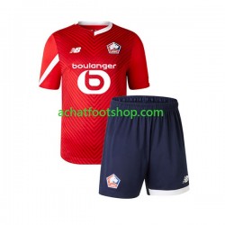 Maillot OSC Lille Domicile Tenue pour Enfant 2023-2024 Manche Courte