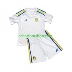 Maillot Leeds United Domicile Tenue pour Enfant 2023-2024 Manche Courte