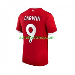 Maillot Liverpool Darwin Nunez 9 Domicile Tenue pour Homme 2023-2024 Manche Courte