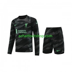 Maillot Liverpool Gardien Extérieur Tenue pour Enfant 2023-2024 Manche Longue